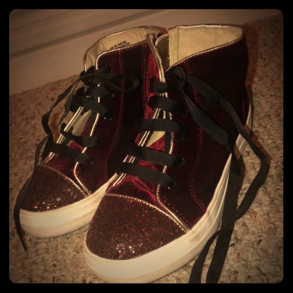 Girls High Top Sneakers